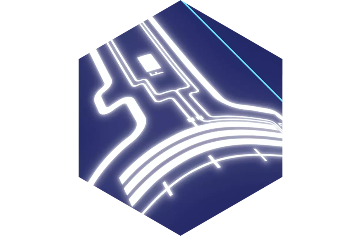 Oberflächenoptimierung mit Sensortechnologie für schnelle Detektion von Biomarkern Sensorfolien-Icon: Sensortechnologie für die Medizintechnik