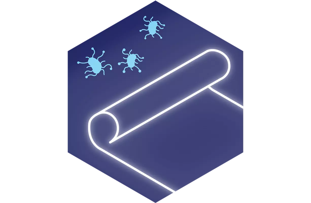 Oberflächenoptimierung für präzise Ergebnisse in Arzneimittel-Diagnostik mit LEONHARD KURZ Folien-Icon: Smart Surfaces in der Medizintechnik