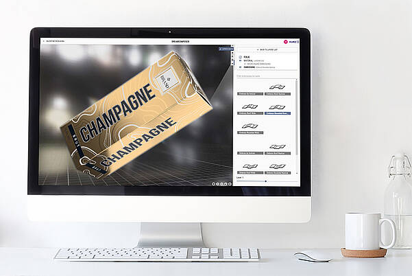 Prototyp-App: Oberflächenveredelung einer Faltschachtel